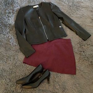 Calvin Klein Black Leather Jacket